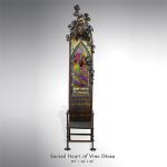 Sacred Heart of Vino Diosa
Original 
Steel, Bronze, Stainless Steel & Iridized Glass
132"x24"x24"