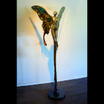 Amorphius II
Bronze & Iridized Glass
Limited Edition of 24
~ 70"x28"x24"